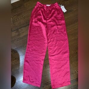 Good American Satin Pants Love Potion XS